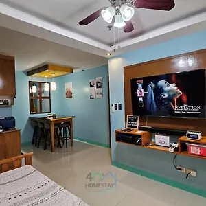 Cozy 2br Staycation With Balcony Chateau Elysee For 4-6 Pax Aparthotel Paranaque City